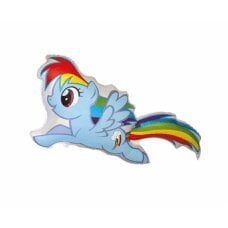 Воздушный шар из фольги 24 &amp;quot;FX Rainbow Dash Pony, в упаковке цена и информация | Шары | 220.lv