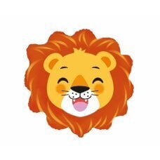 Воздушный шар фольгированный 24 &amp;quot;FX Lion (голова), упакованный цена и информация | Шарики | 220.lv