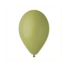 Pasteļbaloni Olive Green, G110, 30 cm, 100 gab. cena un informācija | Baloni | 220.lv