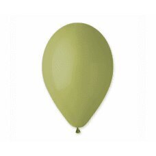 Pasteļbaloni Olive Green, G120, 33 cm, 50 gab. cena un informācija | Baloni | 220.lv