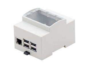 Raspberry Pi kaste - DIN sliede cena un informācija | Atvērtā koda elektronika | 220.lv