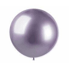 Sfēras formas balons, violets hroms, GB30, 80 cm / 1 gab. cena un informācija | Baloni | 220.lv