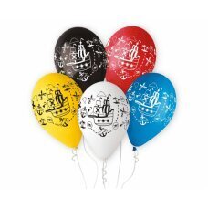 Premium Helium baloni Pirate Ship, 13 collas / 5 gab. cena un informācija | Baloni | 220.lv