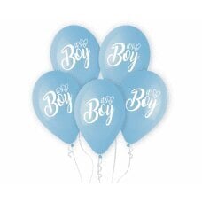 Premium Helium baloni It's a Boy, 13 collas / 5 gab. cena un informācija | Baloni | 220.lv
