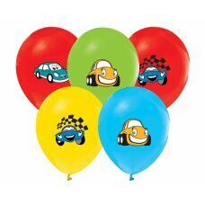 Baloni Automašīnas (multene), 12 collas / 5 gab. cena un informācija | Baloni | 220.lv