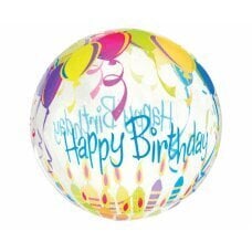 Kristāla balons Daudz laimes dzimšanas dienā, 18 collas cena un informācija | Baloni | 220.lv