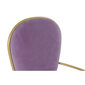 Krēsls ar balstu DKD Home Decor, 61.5x54.5x88 cm, violets cena un informācija | Virtuves un ēdamistabas krēsli | 220.lv