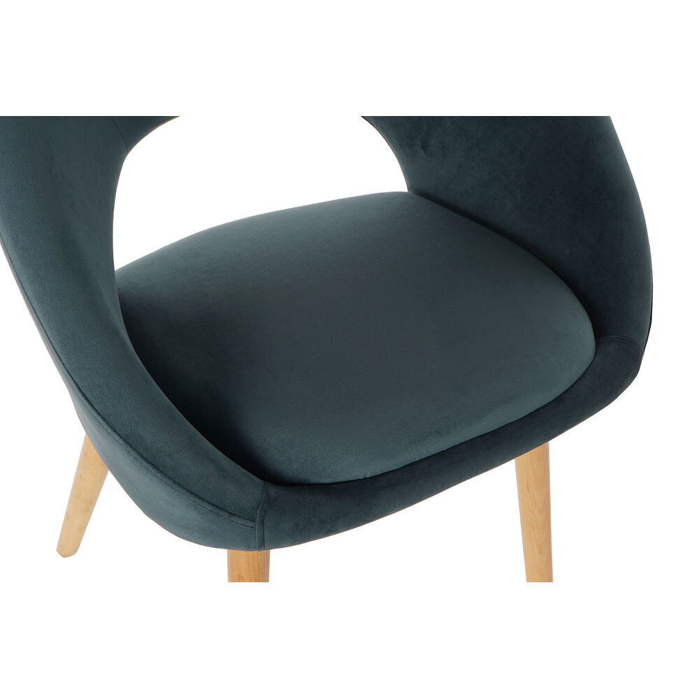Krēsls DKD Home Decor, 63x53x83 cm, zaļš cena un informācija | Virtuves un ēdamistabas krēsli | 220.lv