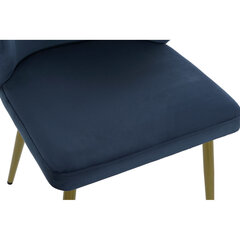 Krēsls DKD Home Decor, 58x58x78 cm, zils cena un informācija | Virtuves un ēdamistabas krēsli | 220.lv