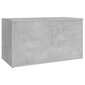 vidaXL uzglabāšanas lāde, betona pelēka, 84x42x46 cm, skaidu plāksne цена и информация | Veļas grozi un mantu uzglabāšanas kastes | 220.lv
