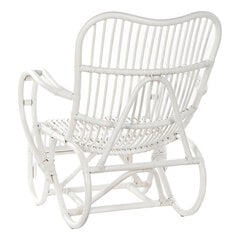 Krēsls DKD Home Decor, 75x85x85 cm, balts cena un informācija | Dārza krēsli | 220.lv