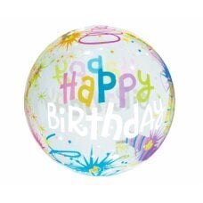 Kristāla balons Daudz laimes dzimšanas dienā, 18 collas cena un informācija | Baloni | 220.lv