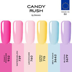 Набор гель-лаков "Sincero Salon" CANDY RUSH, 6 шт. x 6 мл цена и информация | Лаки для ногтей, укрепители | 220.lv