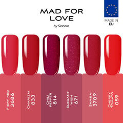 Gēla nagu laku Komplekts Sincero Salon Mad for Love, 6 gab. x 6 ml цена и информация | Лаки для ногтей, укрепители | 220.lv