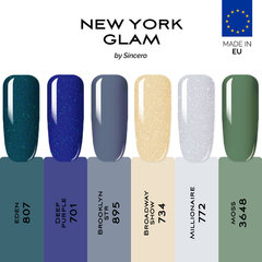 Gēla nagu laku Komplekts Sincero Salon New York Glam, 6 gab. x 6 ml цена и информация | Лаки для ногтей, укрепители | 220.lv