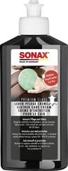 SONAX PremiumClass Leather Care Cream Ādas kopšanas krēms, 250 ml цена и информация | Автохимия | 220.lv