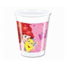 Plastmasas krūzes (WM) Princess Dreaming (Disney) 200 ml, 8 gab. (SUP etiķete) cena un informācija | Vienreizējie trauki | 220.lv