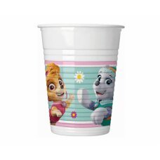 Plastmasas krūzes (WM), Paw Patrol Skye&Everest (Nickelodeon), 200 ml, 8 gab. (SUP etiķete) cena un informācija | Vienreizējie trauki | 220.lv