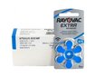 Rayovac Extra Advanced 675 baterijas dzirdes aparātiem, 60 gab. цена и информация | Baterijas | 220.lv