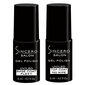 Komplekts Sincero Salon Base coat Flexy 6 ml + Top coat No wipe 6 ml cena un informācija | Nagu lakas, stiprinātāji | 220.lv