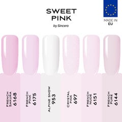 Gēla nagu laku Komplekts Sincero Salon Sweet Pink, 6 gab. x 6 ml цена и информация | Лаки для ногтей, укрепители | 220.lv