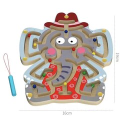Koka labirints „Zilonis" cena un informācija | Rotaļlietas meitenēm | 220.lv