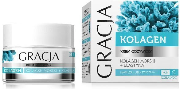 Barojošs sejas krēms Gracja Collagen, 50 ml cena un informācija | Sejas krēmi | 220.lv