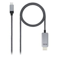 USB C uz HDMI Kabelis NANOCABLE 4K HDR: Mērvienība - 3 m цена и информация | Кабели и провода | 220.lv