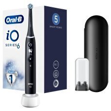 Oral-B iO Series 6, черный цена и информация | Электрические зубные щетки | 220.lv