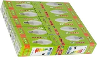 LED лампочки G.LUX GR-LED-C37-6W 3000K, в упаковке 10 шт. цена и информация | Лампочки | 220.lv