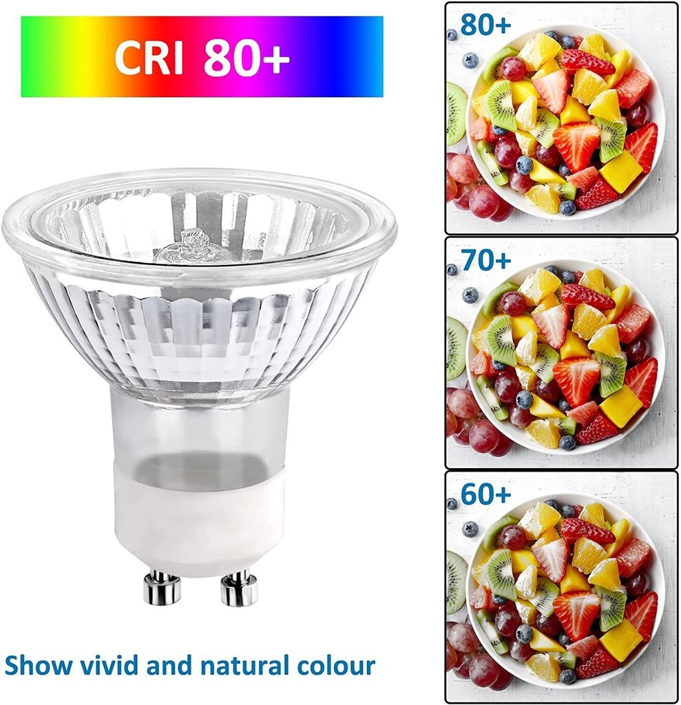 Halogēnās spuldzes GU10 G.LUX 50 W, 10 gab. cena un informācija | Spuldzes | 220.lv