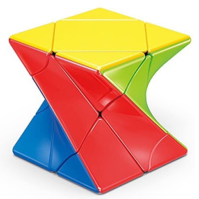 Puzle, deformēts rubika kubs 2x2, bez uzlīmēm cena un informācija | Attīstošās rotaļlietas | 220.lv