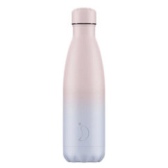 Termoss pudele Chilly's Bottle Gradient Blush 500ml cena un informācija | Termosi, termokrūzes | 220.lv