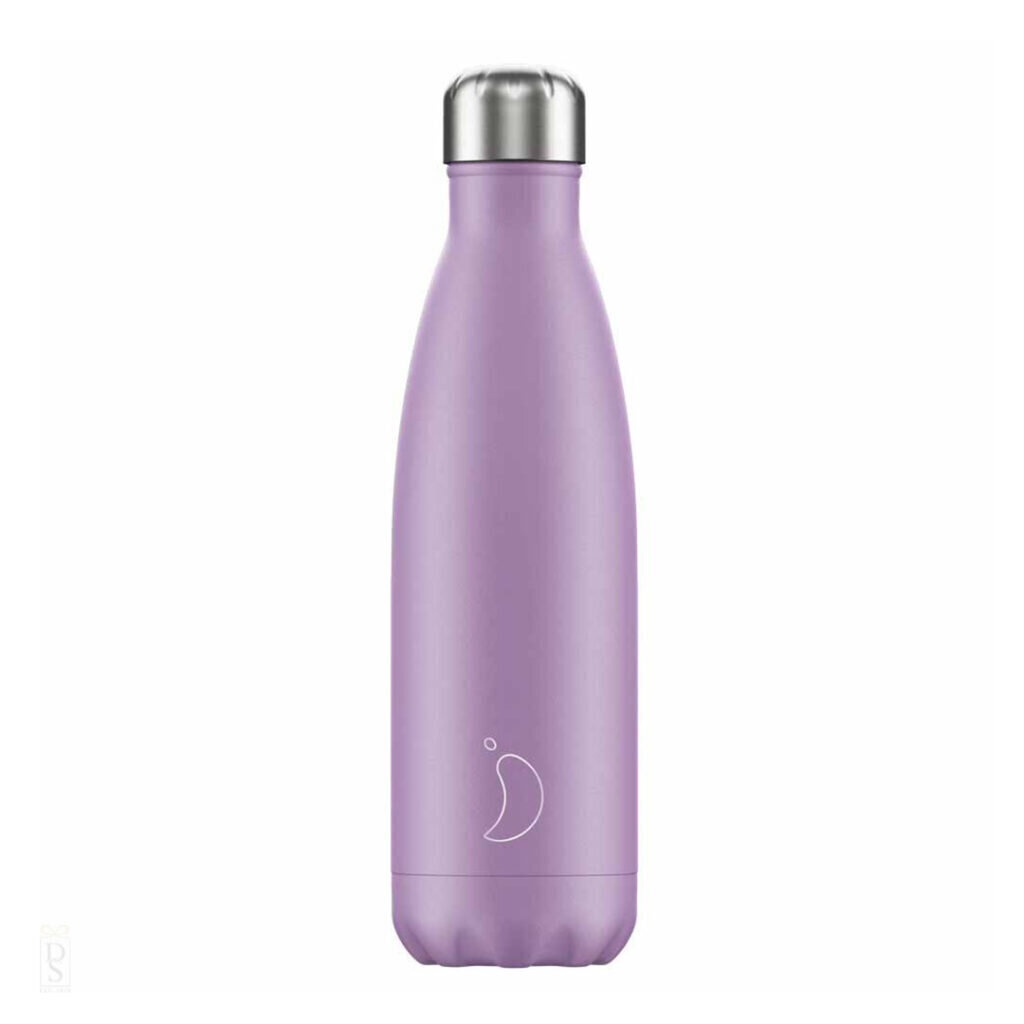 Termoss pudele Chilly's Bottle Pastel Purple 500ml cena un informācija | Termosi, termokrūzes | 220.lv