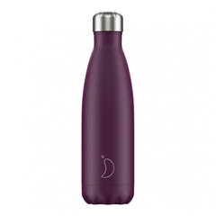 Termoss pudele Chilly's Bottle Matte Purple 750ml cena un informācija | Termosi, termokrūzes | 220.lv