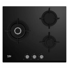 Gāzes plāksne BEKO HISW6322SO 60 cm (3 Plītis) цена и информация | Варочные поверхности | 220.lv