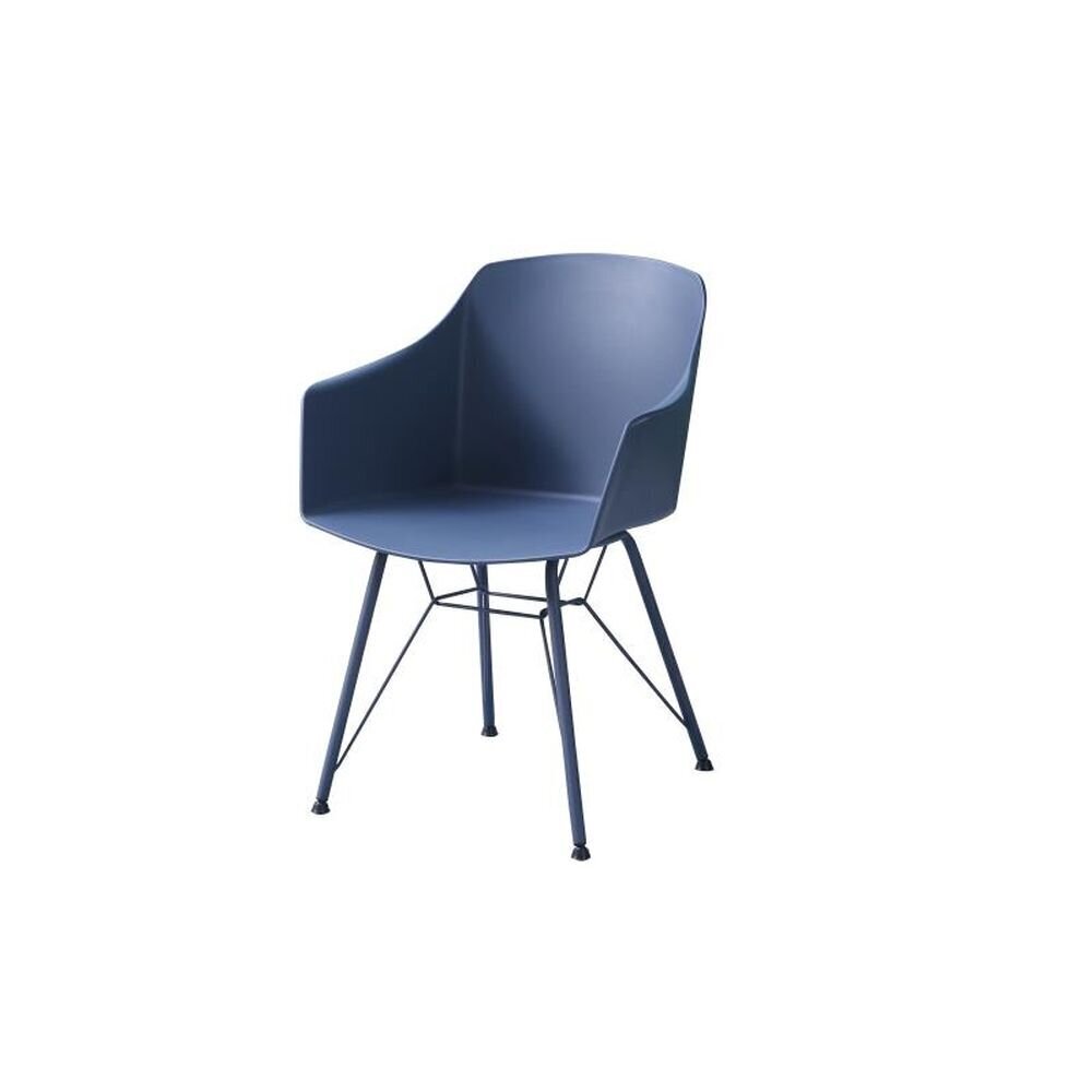 Krēsls DKD Home Decor, 56x51x81.5 cm, zils cena un informācija | Virtuves un ēdamistabas krēsli | 220.lv