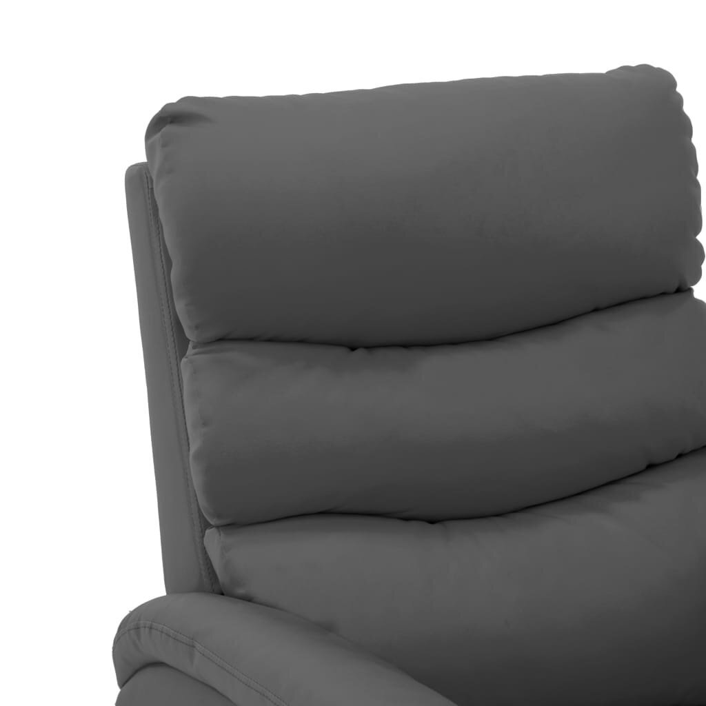 Elektrisks atgāžams atpūtas krēsls, pelēks cena un informācija | Atpūtas krēsli | 220.lv