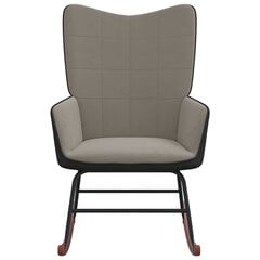 Кресло-качалка,  светло-серый цена и информация | Кресла для отдыха | 220.lv