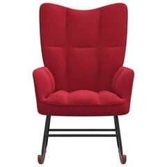 Šūpuļkrēsls, vīnsarkans цена и информация | Кресла в гостиную | 220.lv