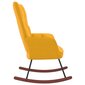 Šūpuļkrēsls, sinepju dzeltens цена и информация | Atpūtas krēsli | 220.lv