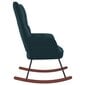 Šūpuļkrēsls, zils cena un informācija | Atpūtas krēsli | 220.lv