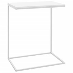 vidaXL galdiņš, balts, 55x35x66 cm, skaidu plāksne cena un informācija | Žurnālgaldiņi | 220.lv