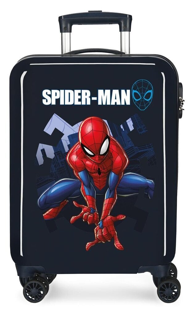 Koferis Spiderman 55*38*20 cm, melns цена и информация | Koferi, ceļojumu somas | 220.lv