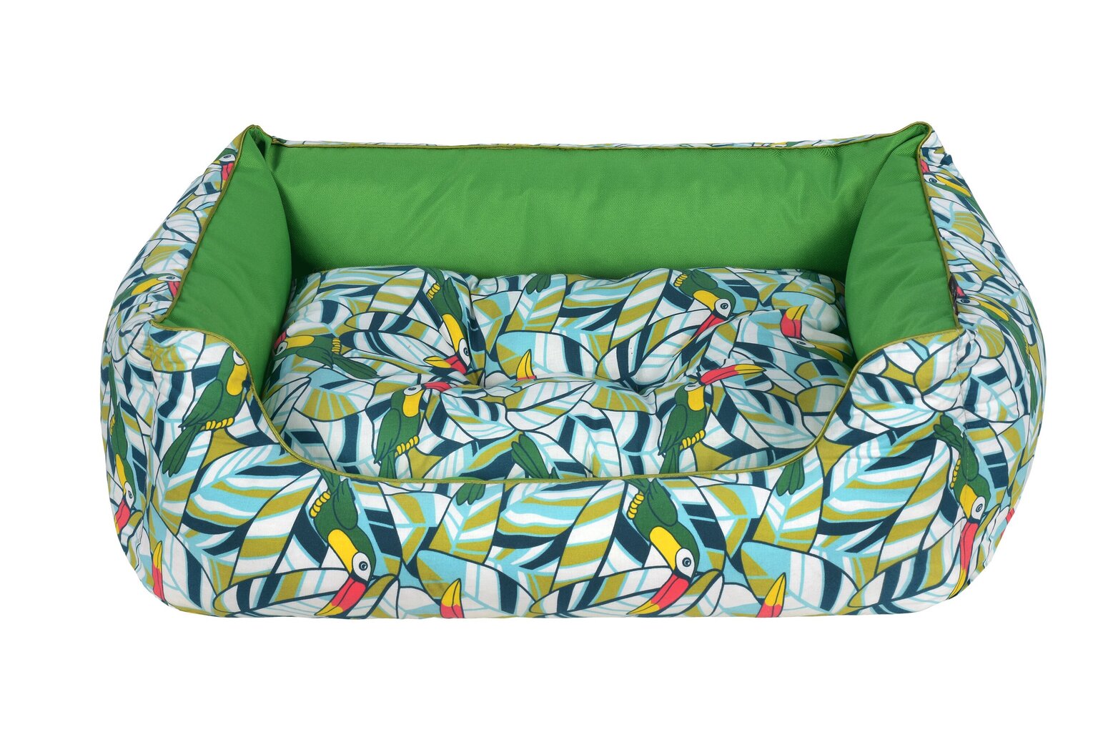 Cazo Soft Bed Cotton Toucan gulta suņiem 95x75cm cena un informācija | Suņu gultas, spilveni, būdas | 220.lv