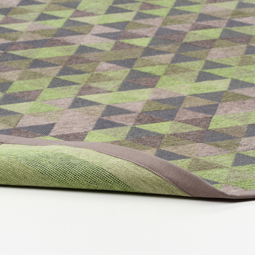 Divpusējais šenila paklājs Narma smartWeave LUKE, zaļā krāsā - dažādi izmēri, Narma kahepoolne smartWeave® šenillvaip Luke, roheline, 100 x 160 cm cena un informācija | Paklāji | 220.lv