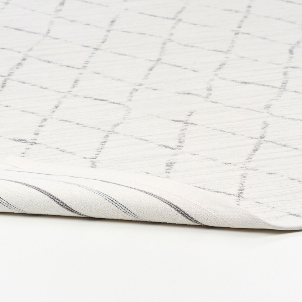Divpusējais šenila paklājs Narma smartWeave VAO, baltā krāsā - dažādi izmēri, Narma kahepoolne smartWeave® šenillvaip Vao, valge, 100 x 160 cm cena un informācija | Paklāji | 220.lv