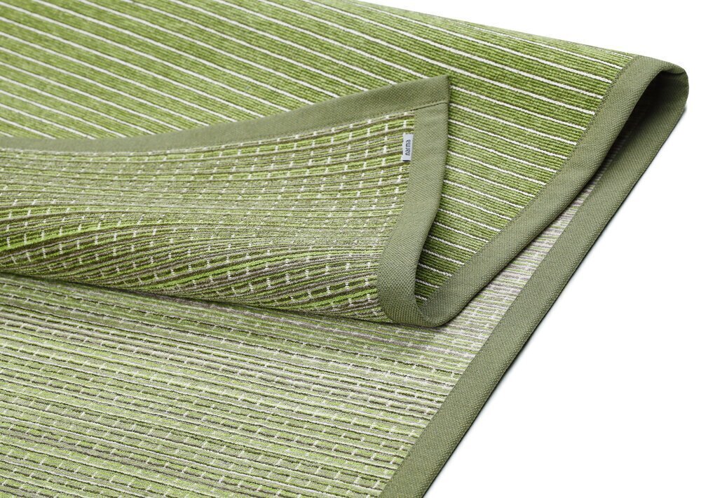 Divpusējais šenila paklājs Narma smartWeave MOKA, zaļā krāsā - dažādi izmēri, Narma kahepoolne smartWeave® šenillvaip Moka, roheline, 100 x 160 cm cena un informācija | Paklāji | 220.lv