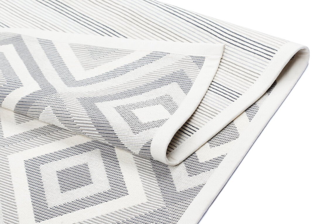 Divpusējais šenila paklājs Narma smartWeave TAHULA, baltā krāsā - dažādi izmēri, Narma kahepoolne smartWeave® šenillvaip Tahula, valge, 70 x 140 cm cena un informācija | Paklāji | 220.lv