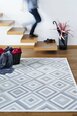 Divpusējais šenila paklājs Narma smartWeave TAHULA, baltā krāsā - dažādi izmēri, Narma kahepoolne smartWeave® šenillvaip Tahula, valge, 100 x 160 cm